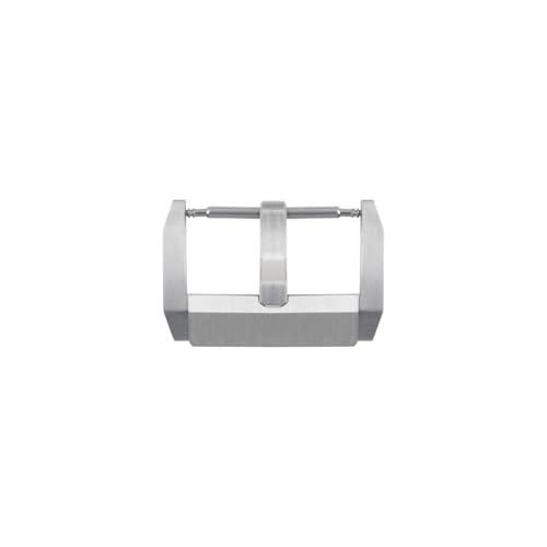Boucle à broches 18 mm montre Couber Classic fermoir acier noir pour sport