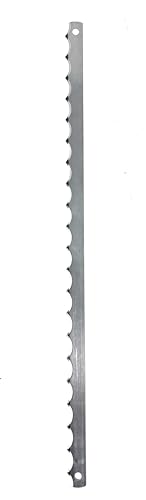 Cutlery Mania Bread Slicing Machine Replacement Blades for Oliver – 32 Pc Set Scallop Edge Reciprocating Blades – Precision Ground Hardened Steel Bread Slicer Blades for Commercial Bakeries