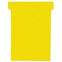 Pack of 100 Nobo T-Cards, Size 3, Yellow- (NB38915)