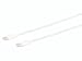 Produktbild USB-C Ladekabel, 2.0, ABS, weiß, 1,0 m