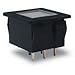 ULP12OAM1RPMCL1REDGRN, Switch Push Button ON Off SPDT Flush Square Button 28VAC 28VDC 0.4VA Momentary Contact Solder Lug Panel Mount (5 Items)