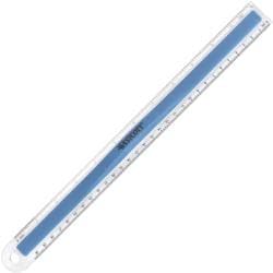 Westcott Plastic Ruler with Rubber Finger Grip, 12-Inch, Assorted Translucent (15501) - Image 4