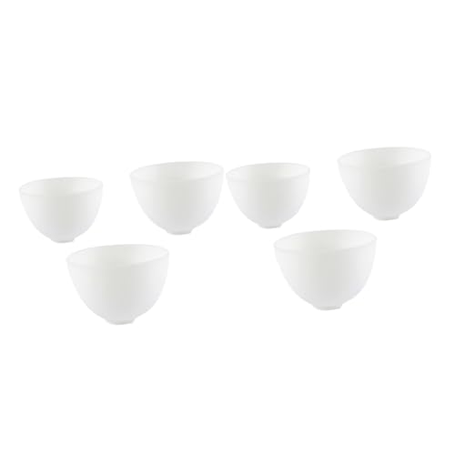 EXQUIMEUBLE 6Pcs Silicone Mask Mixing Bowls Falling DIY Facial Mask Bowls for Home Salon Use Durable Easy to Clean Various for All Your Skincare Needs