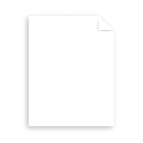 Neenah Coverstock, Bright White, 325 Sheets, 65 lb/176 gsm, 96 Brightness, 8.5" x 11" - MORE SHEETS! (91632), Ream image 4