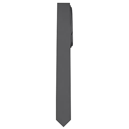 Image of Jacob Alexander Ultra Skinny 1.5 inch Men's Solid Necktie