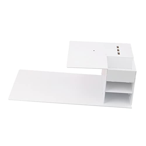KESYOO まつげエクステ用アクリルu字型作業台 取り外し可能なディスプレイラック まつげエクステンションツールオーガナイザー 軽量コンパクト メイクアップガジェット 用途別収納