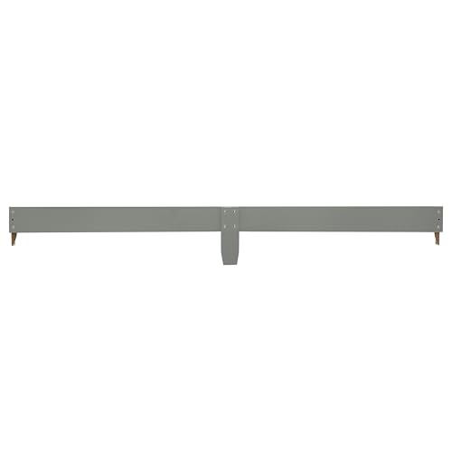 Image of Dream On Me Universal Crib to Full Size Bed Conversion Kit, Solid Wood Bed Rails for Select Convertible Cribs, Strong & Stable Support, Sea Grass
