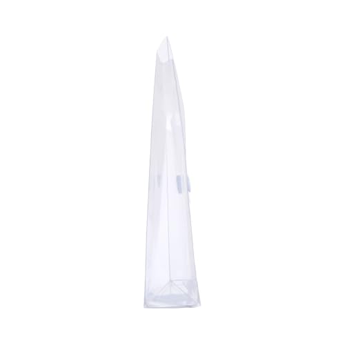 Image of Plastic Envelopes - Clear Poly Envelopes > File Folders Bag, Translucent A6 Size Bill Booklet Wallet with Button Closure for Office Supplies, 9.96 x 5.12 Inches (Pack of 10)