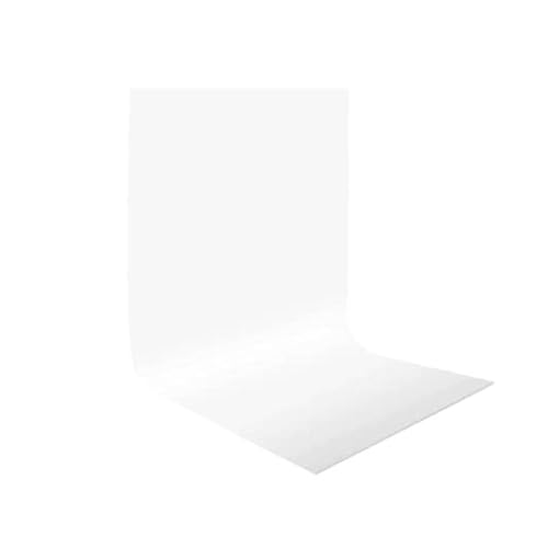 Image of SMILEDRIVE Photography Background Sheets 60 x 120 cm - White | Waterproof Wrinklefree PVC Material