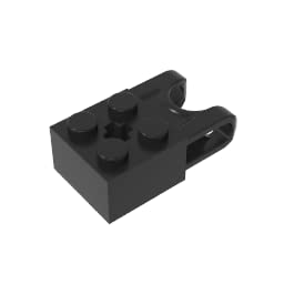 Gobricks GDS-1206 Technical,Modified 2 x 2 with Ball Socket Wide and Axle Hole Compatible with Lego 92013 62712 57910 All Major Brick Brands,Parts and