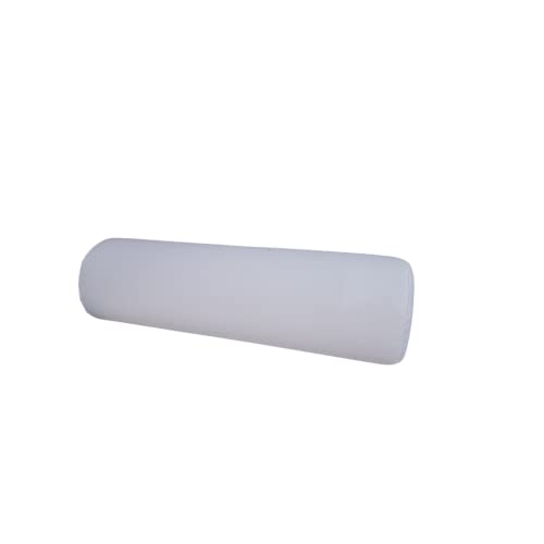 Rolo Posicionamento Exercícios Fisioterapia Pilates 60X17 Branco
