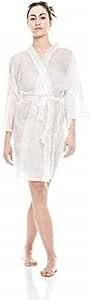 kimono BIANCO monouso per parrucchiere ed estetista in TNT - 20 PEZZI
