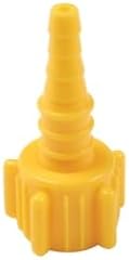 Christmas Tree Oxygen Tubing Connector/Adapter in Yellow, 50 per Package