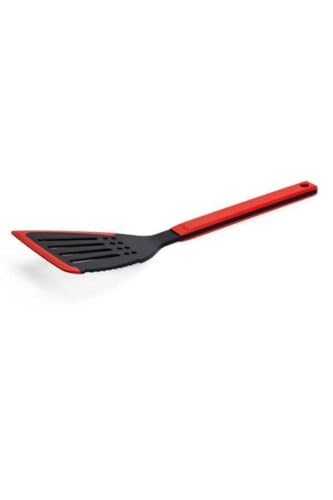 Woll Cook-It Turn-t Jumbo-Espátula de cozinha (11,5 cm de largura, 35 cm de comprimento), cor preta, silicone, vermelho, 35