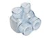Panduit PCSB250-2S-6Y Multi-Tap Connector, Single-Sided, Clear Insulation, 2 Ports, 250 kcmil - #10 Str