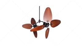 Vintage FB-2 Lighting Ceiling Fan with Light Luxury Modern Fan with Remote Noiseless Retractable Chandelier Fan with Anti dust blades