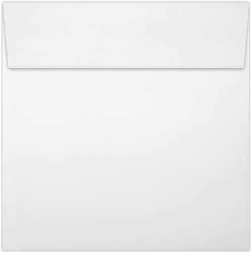 Lux 6 1/2 X 6 1/2 Square Envelopes 50/Box) 50/Box, White - 100% Recycled (8535-Wpc-50) #TOP1