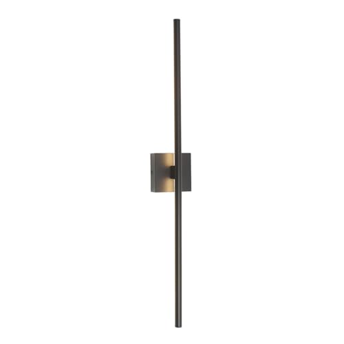 umeiluce 35.8" Modern Minimalist Black Wall Sconces,Cylindrical Tube Wall Light