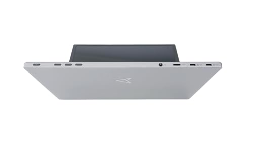 Image of ASUS ZenScreen Fold MQ17QH 17.3 Portable Monitor, Quad HD OLED (2560 x 1920), HDMI, Two USB-C, Built-in Foldable Stand, 100purcent DCI-P3, Silver