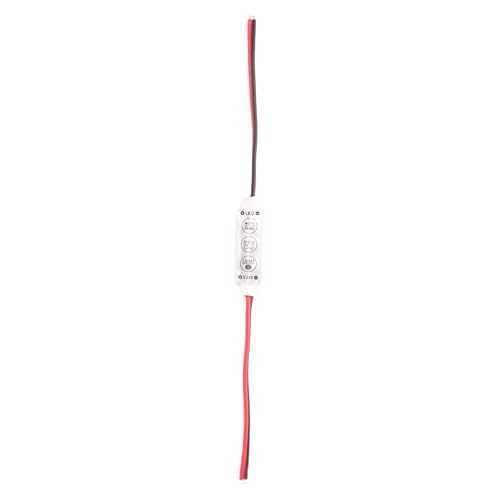 NONDK LED Dimmer 12A 12V-24V Fuer LED Strips Streifen einfarbig...