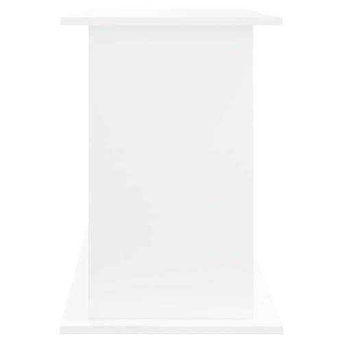 Iiaky Soporte para Acuario Madera de ingeniería Blanco 101x41x58 cm Mueble Acuario Peceras - imagen 7