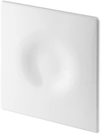 SolaDirect 4 in / 100 mm Bathroom Fan - Extractor Fan for Bathroom and Kitchen - IPX 4 - Silent with Humidity Sensor and Timer (INOX - Escudo)