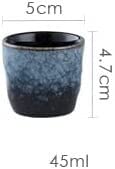 Ensemble de saké traditionnel, ensemble de saké en céramique, boisson chaude de saki de poterie japonaise traditionnelle en porcelaine, 6 pièces comprenant 1 bouteille de saké 1 plateau 4 tasses, for