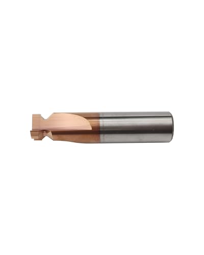 Image of 0.61 inch Carbide Square Nose End Mills, 3 Flute Solid End Mill Bits, Picatinny Rail Form Tool, AlTiN+TiSiN Coated Milling Cutters for DIYers and Professionals