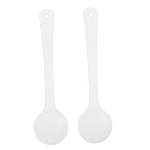 ELAYARD 2pcs Blindfold Measuring for Overnight Eyes Eyelid Blocking Test Eye Occluder Vision Testing Equipment Handheld Occluder Tool Vision Tester Plastic White