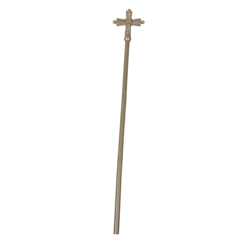 minkissy Halloween Cosplay Spazierstock Kreuz Stab Prop Leichtes Requisit für Party Kostüm Zubehör Festliche Halloween Deko minkissy Halloween Cosplay Spazierstock Kreuz Stab Prop Leichtes Requisit für Party Kostüm Zubehör Festliche Halloween Deko