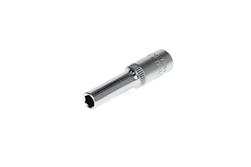 GEDORE red Douille longue, Entraînement 1/4" 6,3 mm, 6 pans, Diamètre 5,5 mm, Outil, R41005509, Acier chromé Cover