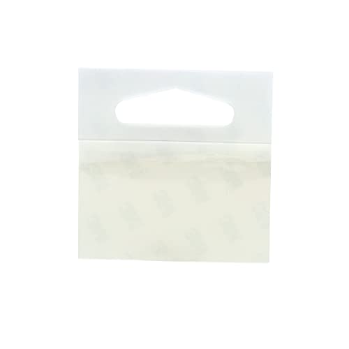 Image of 3M Hang Tab 1075, Clear, 2 in x 2 in, Conveniently Packaged