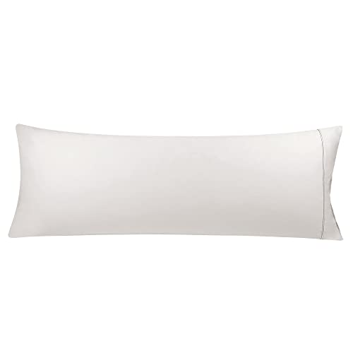 PiccoCasa Body Pillow Cover Super Soft Cotton Bolster Pillow Covers for Full Body Pillow 1 Body Pillow Case with Zipper Closure for Adults 20"x54"/ 4.6ft Isabelline