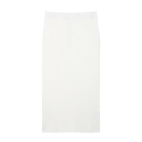 Women Business Casual Suit Fashion with Belt V-Neck Button Tank Tops High Waist Side Zipper Midi Skirts