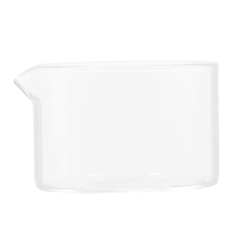HEALSOPTHY Glass Crystallizing Bowl with Spout 150mm, Glass Evaporation Dish Laboratory Equipment for Scientific Experiments and Crystallizing Supplies