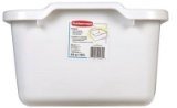 Rubbermaid 7-3/4 in. H x 12-3/4 in. W x 15-1/2 in. L Plastic Dish Pan White