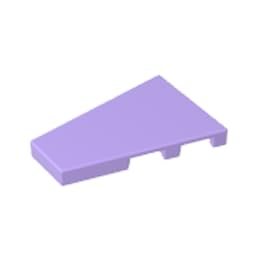 XYEIUGO Circular Plate 2x3 Wedge Plate Left Compatible, Lavender, 50 PCS — image 1