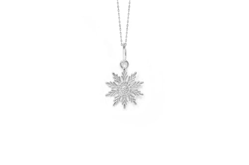 TALISMAN JEWELLERY Colgante de Plata 925 - Eguzkilore, Flor Vasca (11 MM x 13 MM)