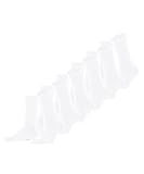 FALKE Damen Happy 6-Pack Socken Baumwolle Schwarz Blau viele weitere Farben verstärkte Damensocken ohne Muster atmungsaktiv einfarbig im Multipack 6 Paar