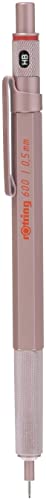 Rottling Mechanical Pencil Rose Gold 600 2158794 0.5Mm Rotring Mechanical Pencil Premium Writing Instrument Stationery German Drafting Pen Professional Ballpoint Pen #TOP23