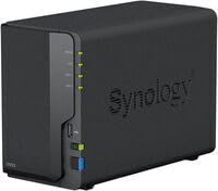 Synology DS223 - Discstation NAS a 2 bay (Realtek RTD1619B quad-core 2 GB Ram 1 porta LAN RJ-45 1GbE) 32 TB bundle con 2 dischi rigidi da 16 TB