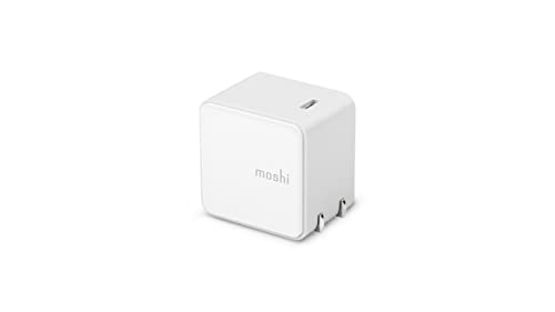 Exclusive Discount 60% Price Moshi Qubit USB C Charger 18W, PD 3.0 Fast Charging, Folding Plug, Lightweight, Compact, Travel-Friendly, Compatible with iPhone 12/12 Pro/12 Pro Max/12 Mini/iPad, Pixel & Android Phones with USB C