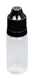 Caribbean Coastal Delights 1/2 oz (15ml) LDPE Plastic Thin Tip Dropper Bottles, Small Empty Squeeze Dropper Bottles - Solvents, Essential Oils, Eye drops, Saline, Arts and Crafts -BPA Free (60)