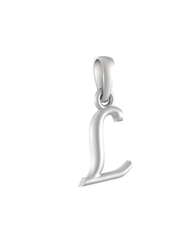 Pendentif argent 925 alphabet Mtrolls lettre initiale en argent sterling massif de qualite superieure