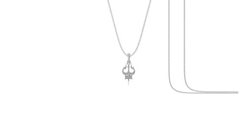 Pendentif divin Shiva Trishul en argent pour accompagner vos séances de yoga et de méditation
