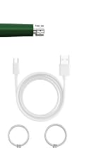 Kit aérographe sans fil vert portable avec compresseur rechargeable