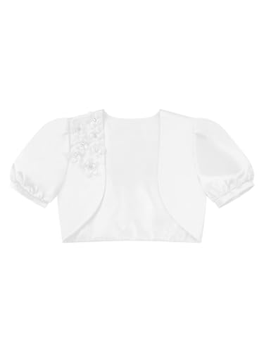 Sholeno Girls Sparkle Bolero Shrug Open Front Cropped Cardigan Shrugs Birthday Shawl Princess Pageant Proms Outerwear3