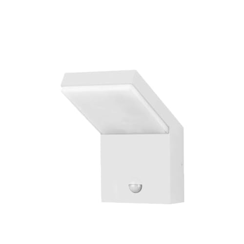 Applique murale LED IP54 18W blanche avec détecteur de mouvement et trois températures