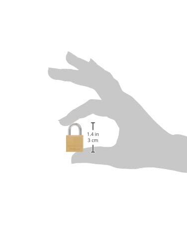 Master Lock 120Q Padlock, Solid Brass Lock, 3/4 Inch Wide, 120Q thumb #6