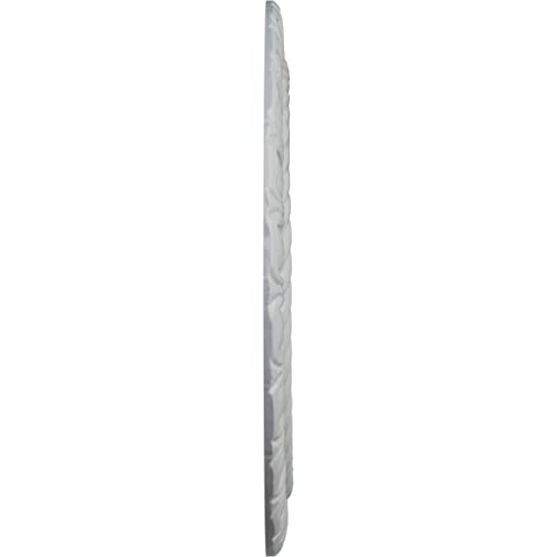Image of Ekena Millwork CM10CLFRF 10-5 /8 inch x 5-3 /4 inch x 1 /2 inch Claremont Ceiling Medallion, Frost